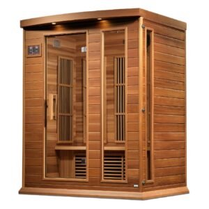 Maxxus 3-Person Cedar Near-Zero EMF FAR Infrared Sauna MX-K306-01-ZF CED