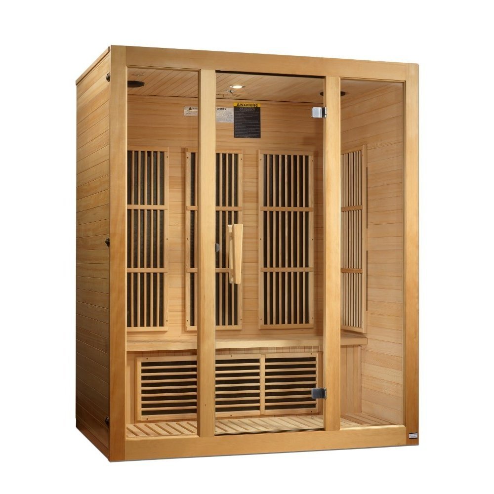 Maxxus Bellevue 3-Person Low EMF FAR Infrared Sauna - Image 3