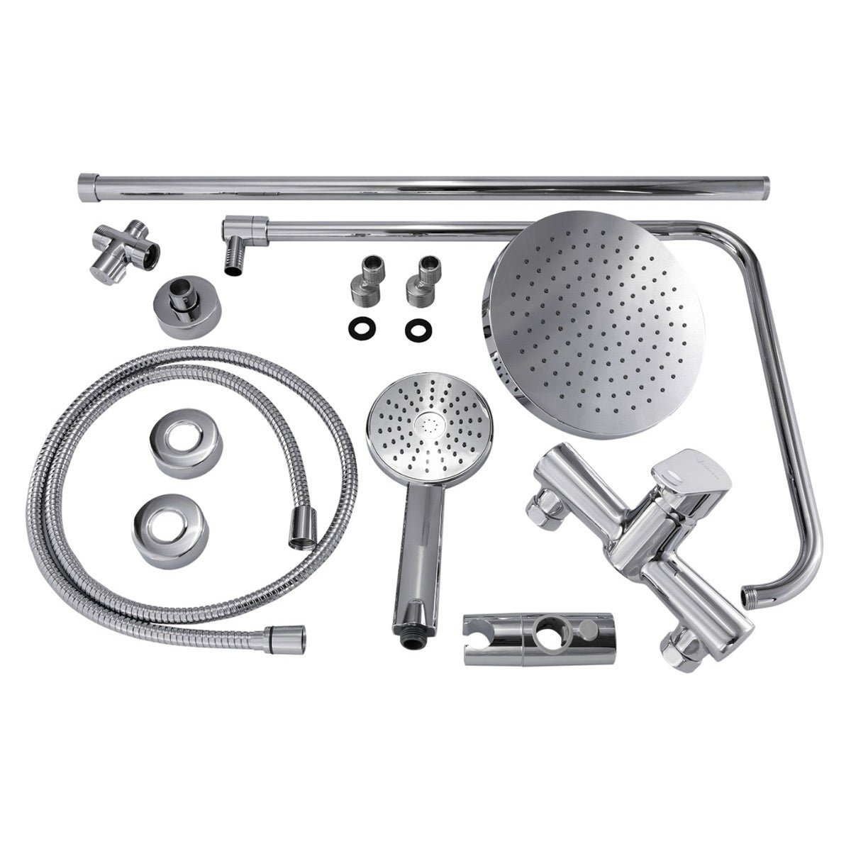 SaunaLife R3 Barrel Outdoor Shower - 53"W x 90"H - Image 4