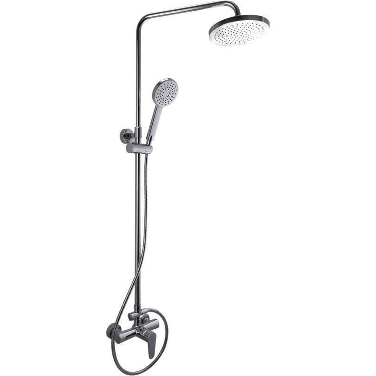 SaunaLife R3 Barrel Outdoor Shower - 53"W x 90"H - Image 3