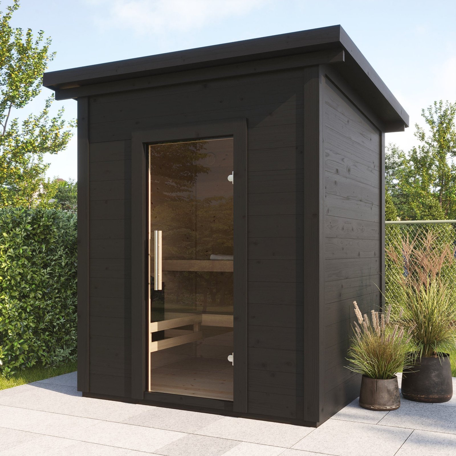 SaunaLife G2 4-Person Outdoor Cabin Sauna - Image 5