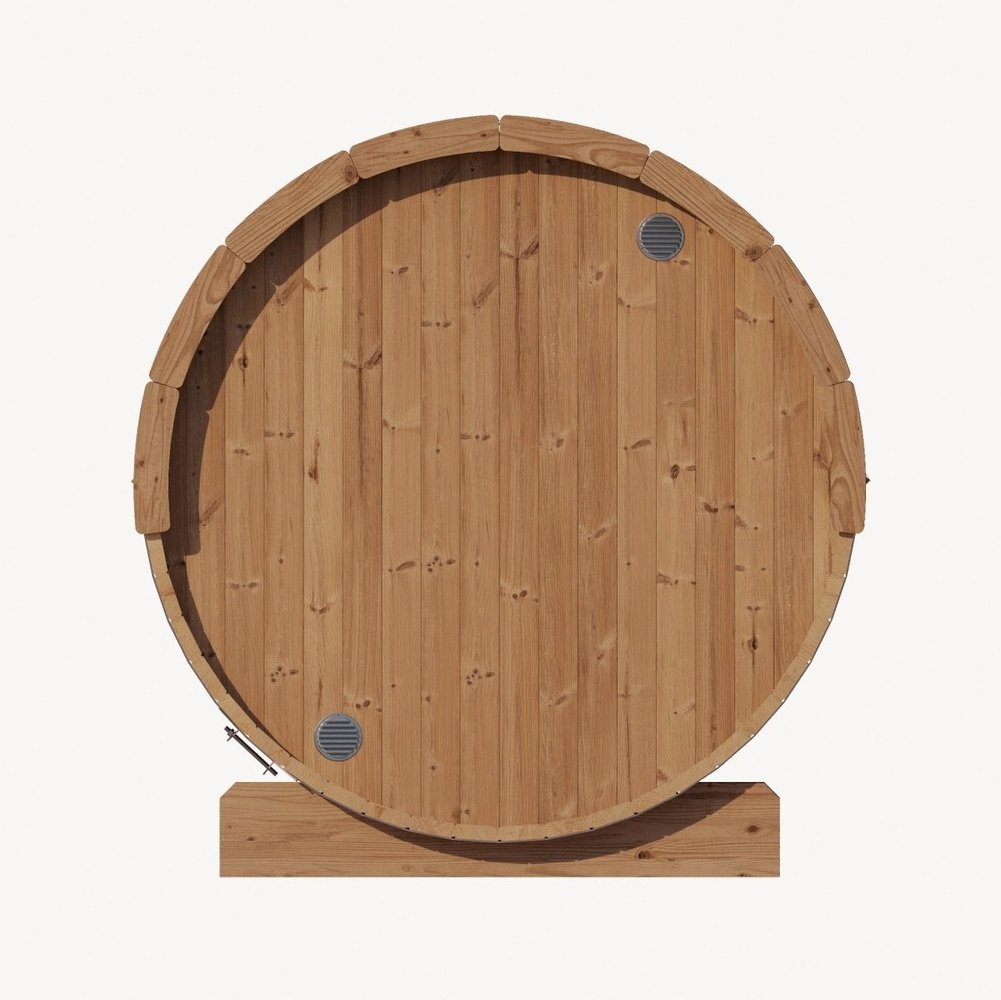 SaunaLife E6 3-Person Barrel Sauna, 59"x81" - Image 5
