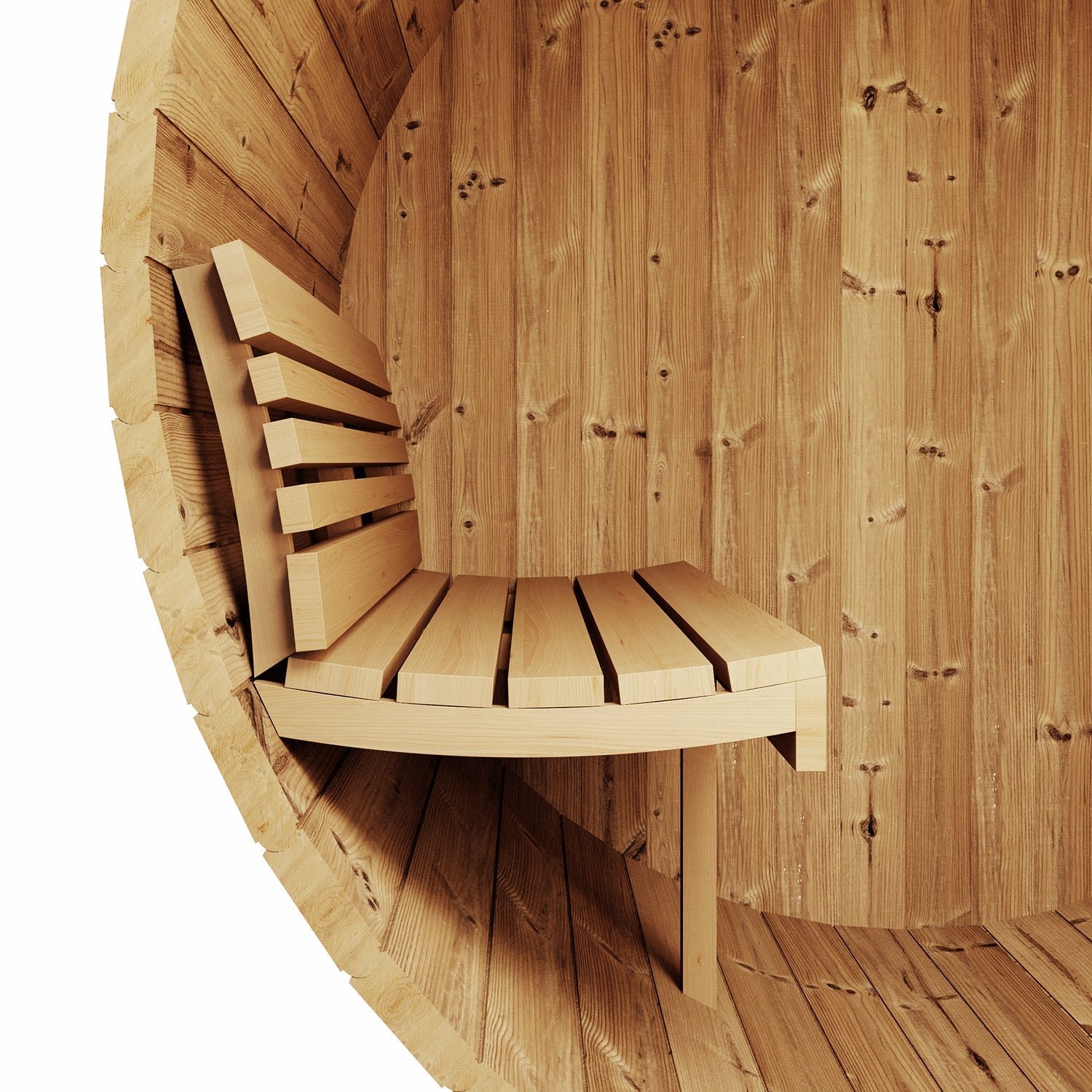 SaunaLife E6 3-Person Barrel Sauna, 59"x81" - Image 7