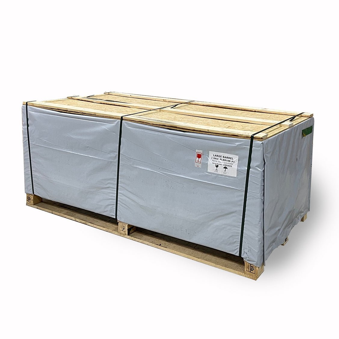 SaunaLife E7 4-Person Barrel Sauna, 71"x81" - Image 7