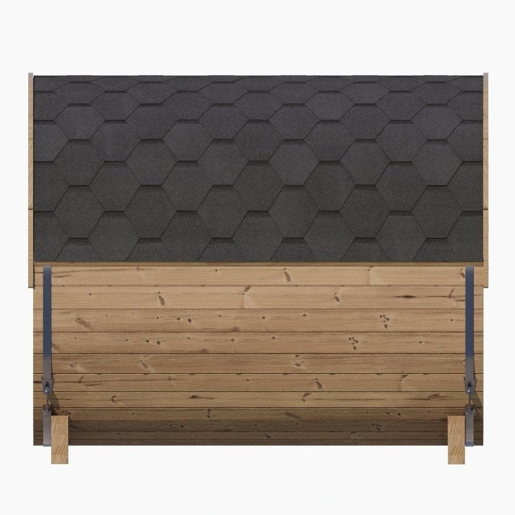 SaunaLife E8 6-Person Barrel Sauna, 87"x 81" - Image 3