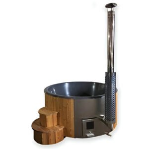 SaunaLife S4N 6-Person Wood-Burning Hot Tub