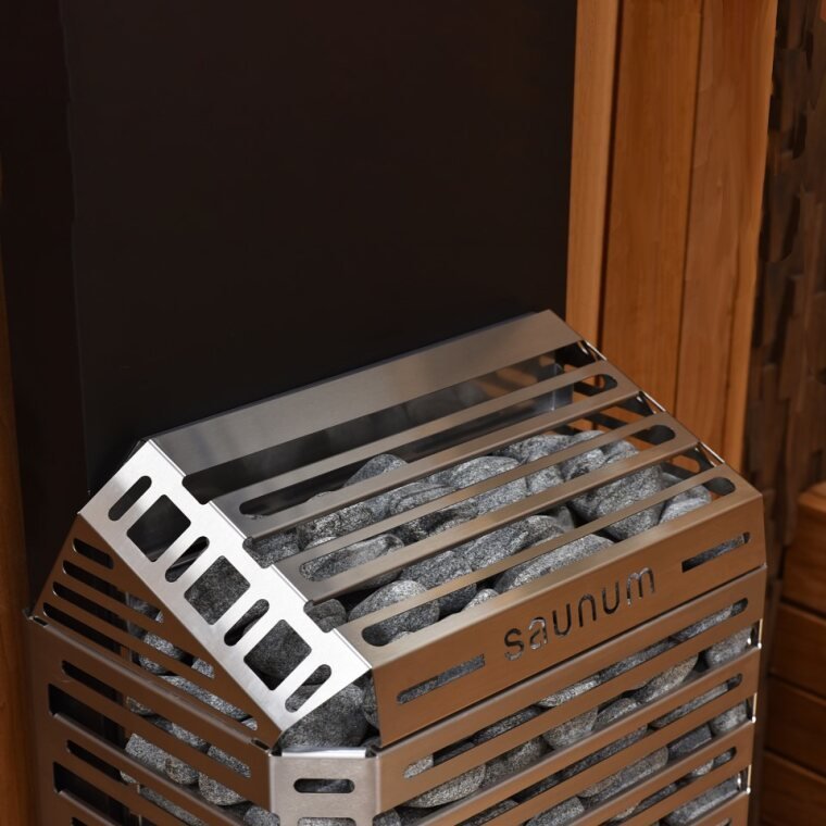 Saunum AIR 5 Sauna Heater, 4.8 w/ Climate Equalizer - Stainless - Image 7