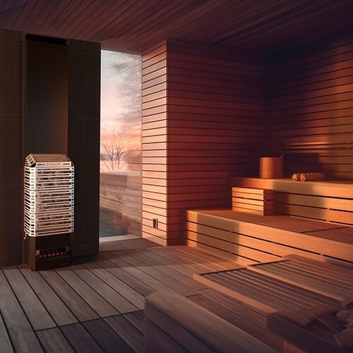 Saunum AIR 5 Sauna Heater, 4.8 w/ Climate Equalizer - Stainless - Image 9