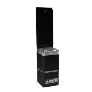 Saunum AIR L 10 Sauna Heater with Climate Equalizer - Black