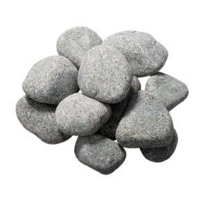 Saunum Sauna Heater Stones, Rounded Olivine 5-10cm, 33lbs