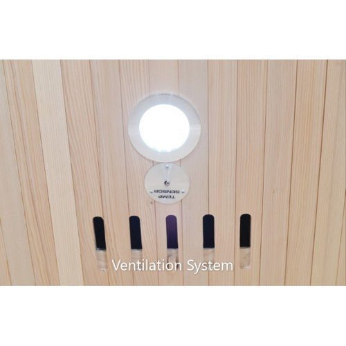 Sunray Burlington 2-Person Outdoor Infrared Sauna - Image 6