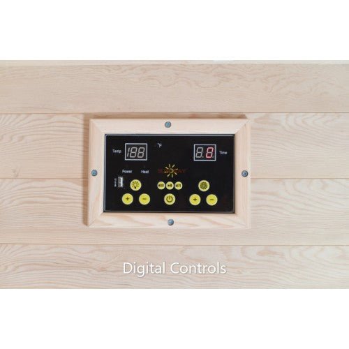 Sunray Burlington 2-Person Outdoor Infrared Sauna - Image 8